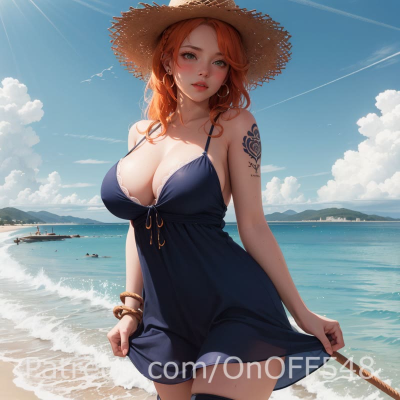 3D-Nami wears a striped navy blue and white dress (SFW) (4)(1).jpg